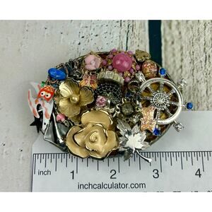 Bling Western Belt Buckle: Upcycled Art Deco Cowgirl Buckle